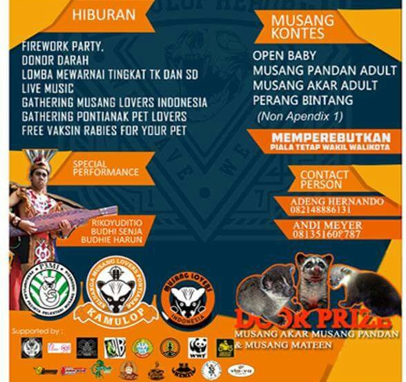 Vaksin Rabies Gratis - Keluarga Musang Lover (Kamulop) .