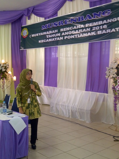 MUSYAWARAH RENCANA PEMBANGUNAN (MUSRENBANG) TINGKAT KECAMATAN
