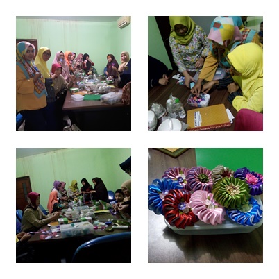 DHARMA WANITA PERSATUAN  DINAS PANGAN PERTANIAN DAN PERIKANAN KOTA PONTIANAK BELAJAR MEMBUAT BROS PITA TWIESTER