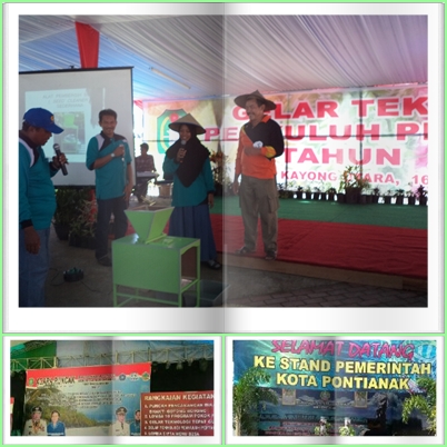 DP3 KOTA PONTIANAK IKUT MERIAHKAN HARI KRIDA PERTANIAN DAN HARI PANGAN SEDUNIA PROVINSI KALIMANTAN BARAT TAHUN 2017