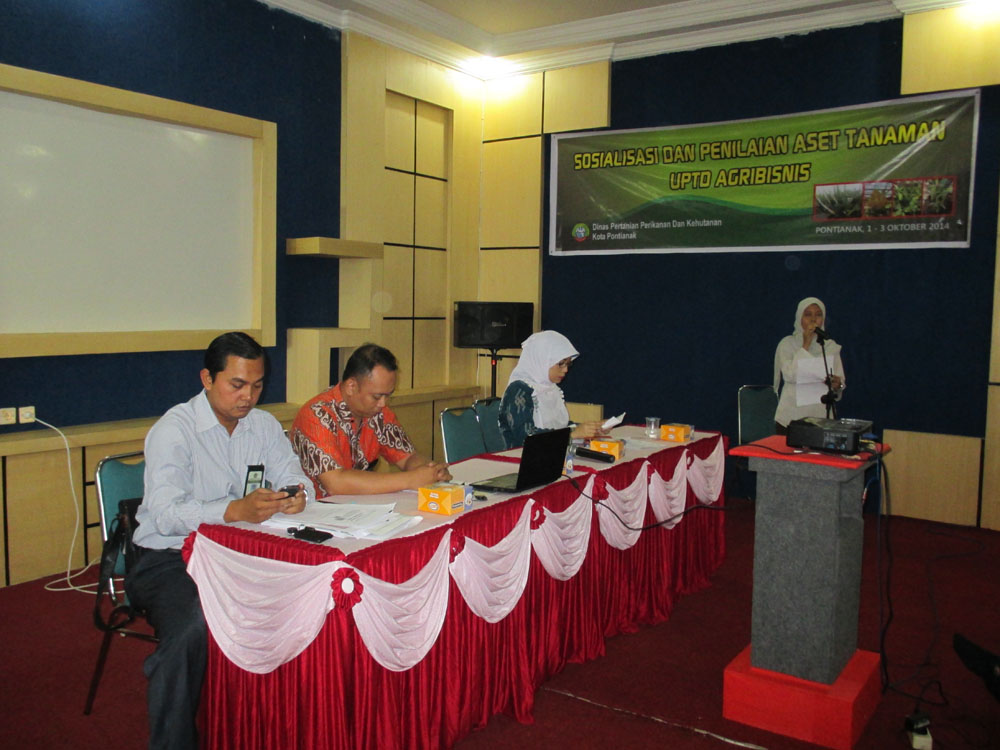 Sosialisasi Dan Penilaian Aset Tanaman UPTD Agribisnis