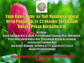 Pekan Hortikultura III Kota Pontianak
