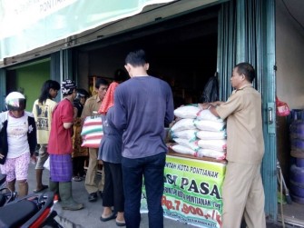 OPERASI PASAR BERAS, DP3 JUAL BERAS RP 7.900 PER KG