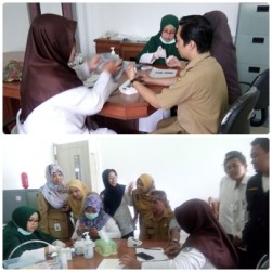 KEGIATAN SKRENING KESEHATAN DI DINAS PANGAN PERTANIAN DAN PERIKANAN KOTA PONTIANAK