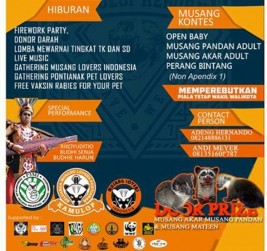 Vaksin Rabies Gratis - Keluarga Musang Lover (Kamulop) .