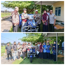 Berikan Bantuan Kendaraan Bermotor Roda Tiga,  Pontianak Tancap Gas Tingkatkan Produktivitas