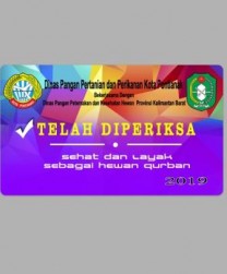 BELILAH HEWAN QURBAN YANG TELAH DIPASANG PENENG