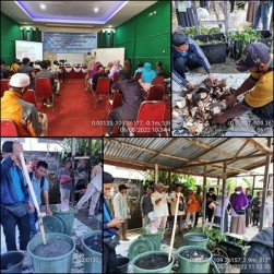 Pelatihan Pembuatan Pupuk Organik Cair untuk Kelompoktani dan KWT  Kota Pontianak