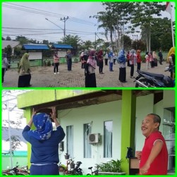 Dinas Pangan Pertanian dan Perikanan Kota Pontianak Senam Aerobik dan Senam Jepin Dalam Rangka Ulang Tahun Hari Jadi  Kota  Pontianak  Ke-248 Tahun