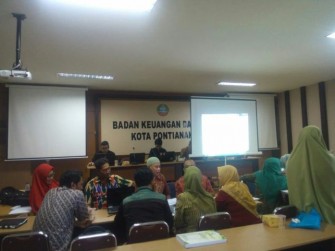 DINAS PANGAN PERTANIAN DAN PERIKANAN KOTA PONTIANAK  MENGIKUTI KEGIATAN   ASISTENSI  DAN EVALUASI RKBMD