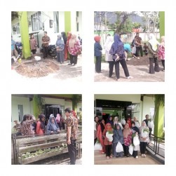 DHARMA WANITA PERSATUAN  DINAS PANGAN PERTANIAN DAN PERIKANAN KOTA PONTIANAK  MENANAM  SAYUR  SEHAT