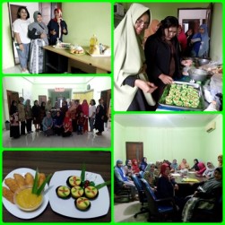 DHARMA WANITA PERSATUAN DINAS PANGAN PERTANIAN DAN PERIKANAN KOTA PONTIANAK PRAKTEK MEMBUAT KUE BERBAHAN LOKAL