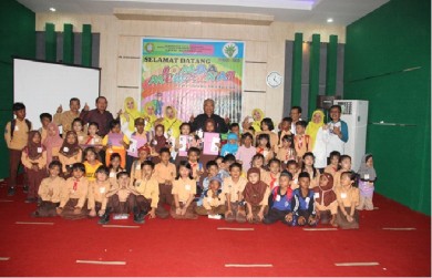 UPTD AGRIBISNIS MENGGELAR LOMBA MEWARNAI TINGKAT SD DENGAN TEMA FUN WEEKEND WITH ALOEVERA